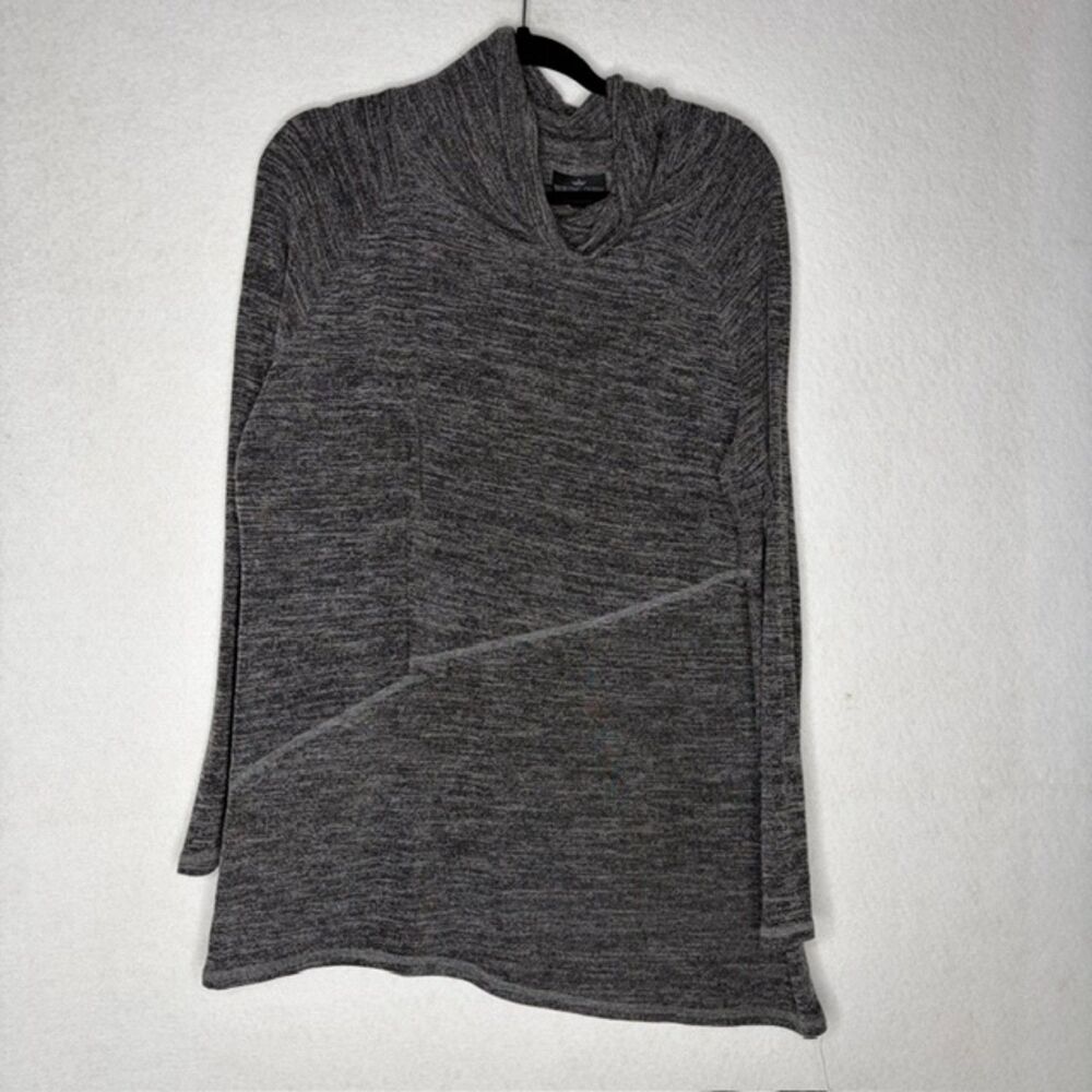 Nursing Queen Gray Cowl Neck Breastfeeding Nursing Top Large